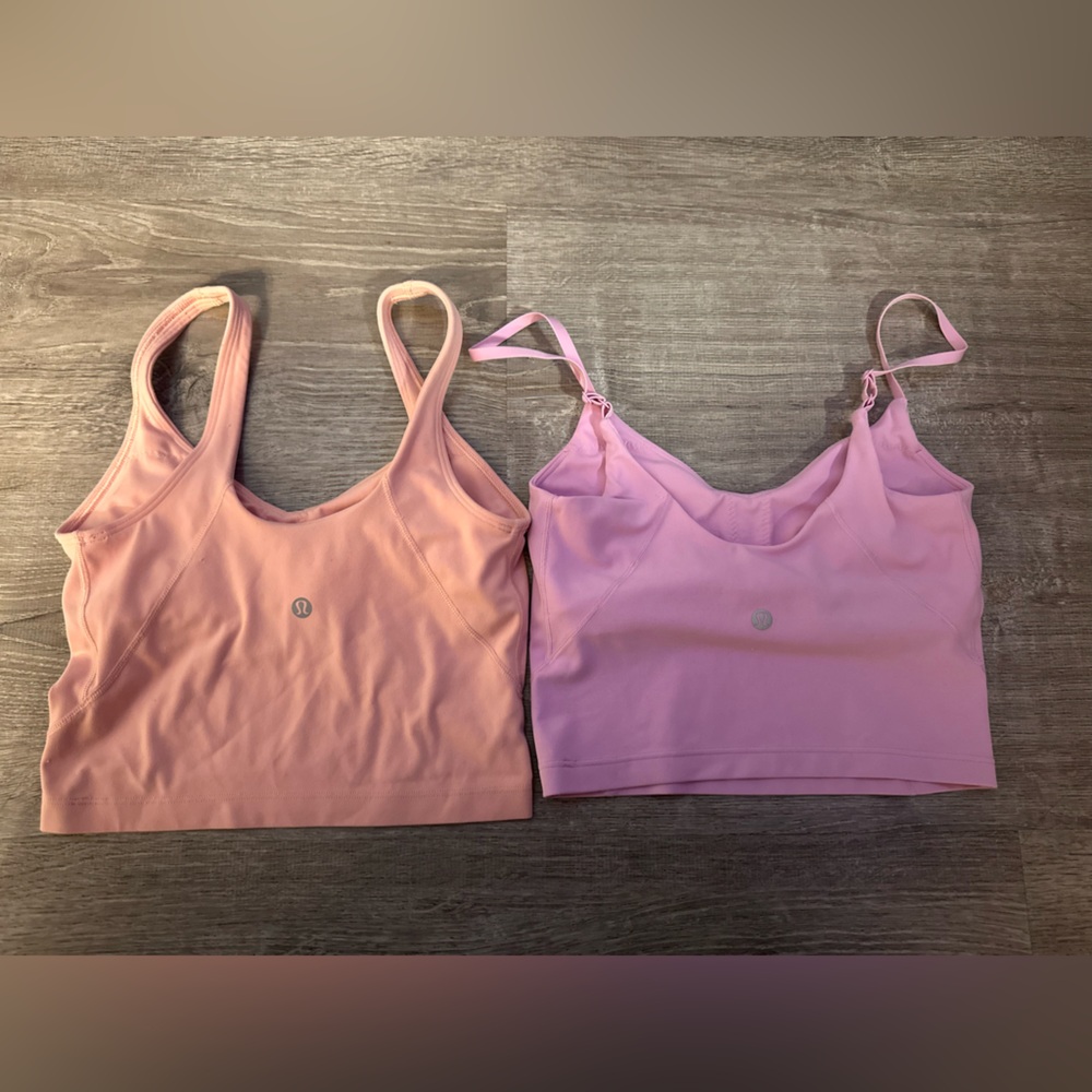 Lululemon Sports Bra Bundle | Size 2 | Pinkish & Purple | Adjustable Straps